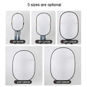 Panneau diffuseur de lumière ovale translucide 120*180cm, pliable et compact, <span class=keywords><strong>filtre</strong></span> de lumière pour studio de portrait et photographie en extérieur - Product Image 6