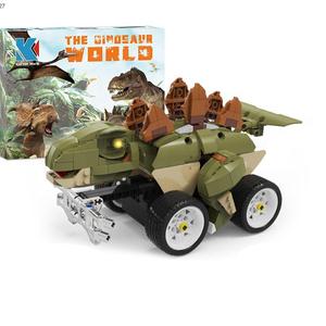 Kinderen Intelligente Rc Programmering Stegosaurus Diy Assembleren Blok Dinosaurus Afstandsbediening Auto - Product Image 6