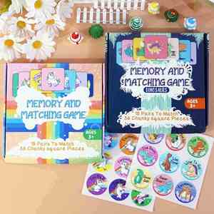 36Pcs Toddler Flash Cards Travel <b>Road</b> Trip Card Games Memory Match Game for Kids Ages 3 4 5 6 - Product Image 1