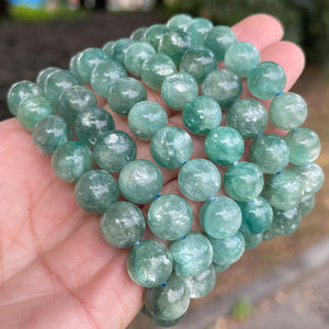 Bracelet jonc JD GEMS tendance et durable, fait main, perles de <span class=keywords><strong>chlorite</strong></span> bleue naturelle 7A, pour femme, idéal pour un anniversaire - Product Image 4