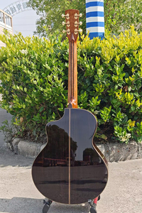<span class=keywords><strong>Guitare</strong></span> acoustique de style JF de la marque Aiersi, largeur de la table de 45 mm, entièrement en bois massif, pour les amateurs de musique - Product Image 6