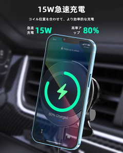 เครื่องชาร์จไร้สายแม่เหล็ก15W สำหรับตรวจสอบรถยนต์ M1การจัดตำแหน่ง FOD - Product Image 6