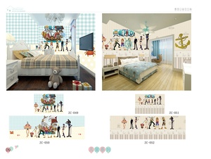 Custom Paper Wallpaper <strong>for</strong> Kids' Rooms Mall Use Warm Cartoon Murals <strong>for</strong> Boys Girls Eco-Friendly Formaldehyde-Free <strong>Wall</strong> <strong>Coverings</strong> - Product Image 6