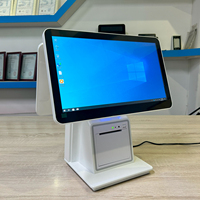 Terminal Punto de Venta con Pantalla Táctil de 11.6 y 15.6 Pulgadas, Terminal de Pago con Tarjeta NFC, Tarjeta RFID con Escáner de Código QR para Tiendas Minoristas
