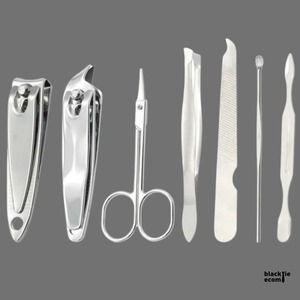 Kit de soin des ongles en acier inoxydable de haute qualité, ensemble de manucure pour femmes et hommes, outils de toilettage disponibles à la vente - Product Image 3