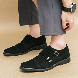 <span class=keywords><strong>Mocasines</strong></span> de Ante para <span class=keywords><strong>Hombre</strong></span>, Estilo Italiano, Cómodos, Tallas 38-46, Zapatos Oxford de Vestir para Oficina, Negocios, Sin Cordones - Product Image 3