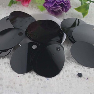 Perles en PVC en forme d'œuf 28*38mm à grand trou, en vrac, pour DIY, confettis, paillettes, embellissements, pour pulls, robes, couture, sequins <span class=keywords><strong>film</strong></span>és - Product Image 4