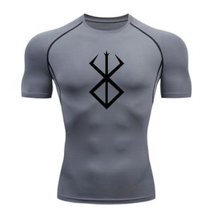 Camiseta de compresión para <span class=keywords><strong>hombre</strong></span>, camiseta elástica de secado rápido para correr, <span class=keywords><strong>baloncesto</strong></span>, manga corta, para <span class=keywords><strong>hombre</strong></span>, <span class=keywords><strong>mallas</strong></span> deportivas para Fitness - Product Image 3