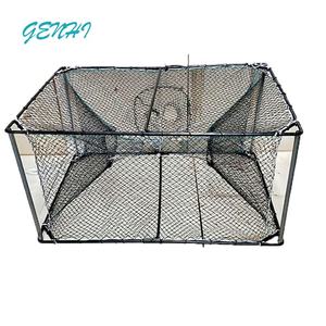 Personnalisation 120x80x60cm/85x50x40cm cage en plastique imprégnée grande cage en forme de quadrirang cage à poisson filet à crabe - Product Image 4