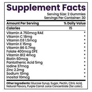 Gomitas Multivitamínicas Veganas Sin Azúcar para Adultos, Marca Privada OEM ODM, Vitaminas A, B, C, D, E y Zinc, Nutrición Completa, Cuidado Inmunológico - Product Image 6