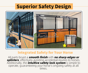 Establos para Caballos MAISTEED, de Bambú y Acero Inoxidable, a Buen <span class=keywords><strong>Precio</strong></span>, con Puerta Corredera, para Exteriores - Product Image 1