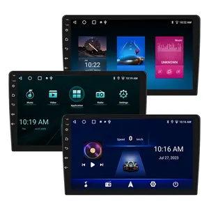 Venta al por mayor 1 + 32G Radio de coche reproductor de vídeo Multimedia Android 11 Universal 9 "Auto Android coche estéreo navegador GPS para coche