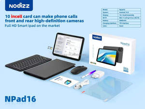 OEM Nuevo Tablet PC Npad16 16 + 1TB 4G Tarjeta SIM Cámara dual Teclado Ratón Funda Android 14 10,1 "Full <span class=keywords><strong>Netcom</strong></span> 5G Business Pc portátil - Product Image 2