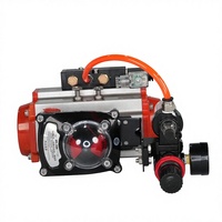 Vanne à bille à bride DN50 pneumatique basse température en acier forgé 316 à tige allongée 2 pièces pour gaz naturel liquéfié