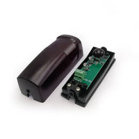 Photocell-Sensor de haz doble de seguridad, Detector de movimiento infrarrojo para Barrera, Detector de puerta automática, 12V/24V