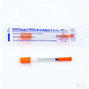 <span class=keywords><strong>Jeringa</strong></span> de Insulina Desechable de 1 <span class=keywords><strong>ml</strong></span>, <span class=keywords><strong>0.3</strong></span> <span class=keywords><strong>ml</strong></span>, 0.5 <span class=keywords><strong>ml</strong></span>, 1 <span class=keywords><strong>ml</strong></span>, con Aguja Fija, Grado Médico, PP, Luer Lock, 29g, 30g, 31g, 32g, Veterinaria - Product Image 3