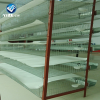 Cages à piles, équipement de volaille utilisé pour la vente, caille Type H, Cage tressée, cultures électriques galvanisées à chaud