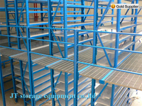 Système de rayonnage en acier Q235B durable, revêtement poudré, rayonnage industriel multi-niveaux pour entrepôt, grande capacité, pour usine