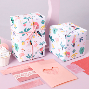 Wholesale 80g Rainforest Art <b>Paper</b> <b>Tissue</b> 43*300cm Gift Luxury Custom Packaging <b>Wrapping</b> <b>Paper</b> Roll - Product Image 6