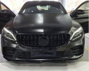กระจังหน้ารถยนต์สำหรับ C Class W205 GT <span class=keywords><strong>Panamericana</strong></span> C300 C250 C43 ปี 2019-2021 สีดำ MS - Product Image 6