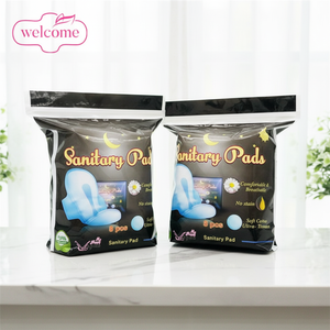 Offres Spéciales : Serviettes Hygiéniques Personnalisées à Faible MOQ, à Base de Plantes, Douces, en Bambou Naturel, Stériles, Non Parfumées, Absorbantes pour le Sang - Product Image 6