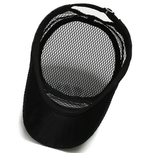 <b>Flat</b> <b>Cap</b> Breathable Sun Hat For <b>Men</b> Outdoor Fishing Casual Hat With Mesh Design Quick Dry Summer Hat - Product Image 5