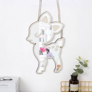 Miroir mural en acrylique populaire, décoration murale, autocollants muraux pour la maison des enfants, accessoires suspendus, miroir de sécurité - Product Image 4