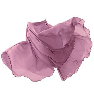 मिडी गीतात्मक नृत्य स्कर्ट महिला फीते-अप आधुनिक जाल बैले ने वयस्क प्रशिक्षण को समकालीन प्रदर्शन - Product Image 3