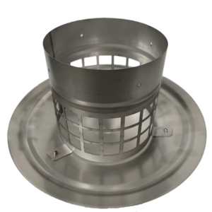 Capuchon de cheminée en acier inoxydable de 6 pouces pour tuyau de poêle à paroi simple, couvercle de cheminée résistant aux intempéries - Product Image 4