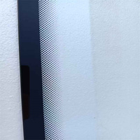 Porte en verre pour four à pizza sur mesure, impression sérigraphique, verre trempé avec revêtement céramique pour équipement de cuisson