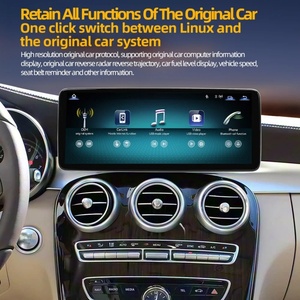 Radio para Auto con Pantalla Táctil de 12.8 Pulgadas y Sistema Linux, Compatible con Carplay, para Mercedes Benz ML GL GLE GLS 2013 2014 2015, Monitor Central, Pantalla Multimedia para Auto - Product Image 3