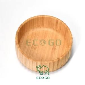 Tazón Grande de Bambú Ecológico, Diseño Clásico, Tallado a Mano, para Servir Ensaladas y Frutas, Marca Original Fujian, Personalizable - Product Image 3