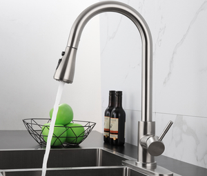 Rotatable Hot COld Water Tap Extendable Kitchen <strong>Faucet</strong> Cheap Kitchen Sink 304 Stainless Steel Modern Pull Out Kitchen <strong>Faucet</strong> - Product Image 2