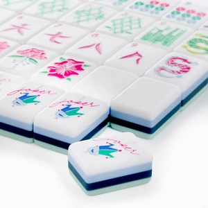 Tablero de Mahjong Acrílico Lucite de 4 Capas, Diseño Moderno y Lujoso Hecho a Mano, para Juegos de Fiesta - Product Image 3