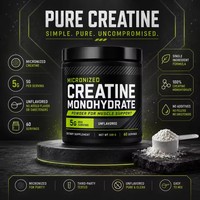 Créatine en poudre micronisée OEM 300g sans saveur, compléments alimentaires pour la croissance musculaire pour les sportifs