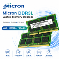 Mémoire RAM DDR3L 4 Go 1866 MHz pour ordinateur portable PC3L-14900S MT16JSF51264HZ-1G4D1 204 broches SODIMM 1,35 V basse tension en stock pour mise à niveau informatique