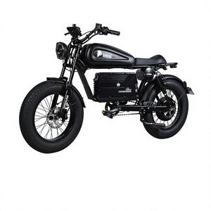 Bici Elettrica da Fuoristrada 2026 SK1 1500W 48V con Pneumatici Fat 20x5.0, Batteria 30Ah, Autonomia 140km, NFC, Audio, Stile Vintage per Adulti - Product Image 1