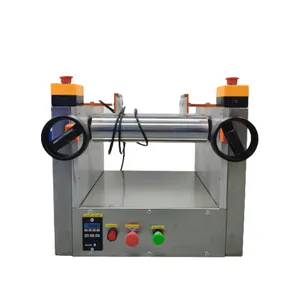 Desktop Two Roll Rubber Mixing Machine Silicone Rubber Mixing Mill Lab Rubber Mixer Machine