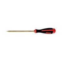 Tournevis à tête plate de précision de marque chêne 6*100mm aluminium Bronze vis à fente poignée en plastique OEM personnalisable