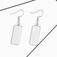 Boucles d'oreilles pendantes en acier inoxydable style peinture à l'huile vintage, motif Nuit étoilée, pour femmes, vente en gros