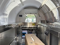 SLUNG Blanc Personnalisé Alimentaire Remorque Limonade Sandwich Jus Camion Fast Food Chariot Café Dessert Mobile Bar