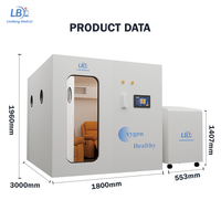 Caméra professionnelle Hiperbrica pour humains 2.0ATA, cabine rigide 4 places avec corps en acier Q390B et doubles soupapes de sécurité