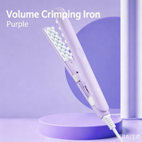 Catokan Rambut Mini Premium, Keramik PTC Portabel Anti-Scald untuk Gaya Corn Wave, Cocok untuk Rumah, Perjalanan, dan Salon