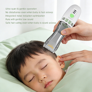 Tondeuse à cheveux électrique silencieuse pour bébé Kemei KM-79, 6800 tr/min, 3 vitesses, 2 modes, aspiration des cheveux, 1000 mAh, lames en céramique, tondeuse à cheveux pour enfants - Product Image 5