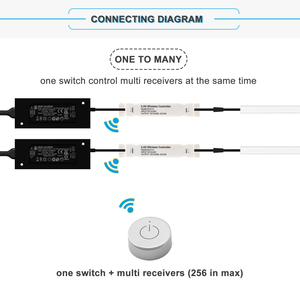 לוח מתג זיהוי קיר הבית, מתג חיישן מגע אינדוקטיבי חשמלי מתג עבור אורות הוביל, מתג אור חכם - Product Image 3