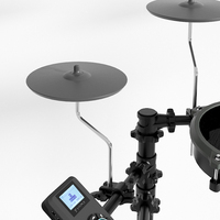 Batterie Électronique Musicale Professionnelle E-Force Music Série Pulse Pro - Kit de Batterie Électronique Portable Tout Maille 3C de Haute Qualité