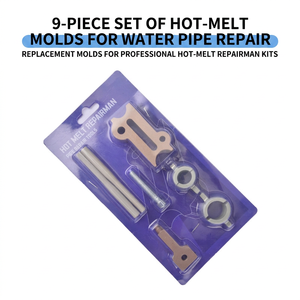 Kit de Reparación de Tuberías con Soldadura en Caliente, 9 Piezas de Latón, Kit de Sellado de Fugas, Herramientas para Reparación de Tuberías, Dropshipping - Product Image 2