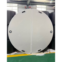 Couverture de piscine ronde gonflable portable à coque rigide, différentes tailles, grande couverture de piscine ronde isolée pour l'extérieur, pour usage domestique
