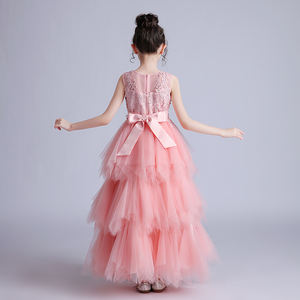 Nuevo Vestido de Princesa 2021 para Niñas, Vestidos de Fiesta con Flores, Venta Directa de Fábrica, Vestido Elegante de Boda para Niña - Product Image 4