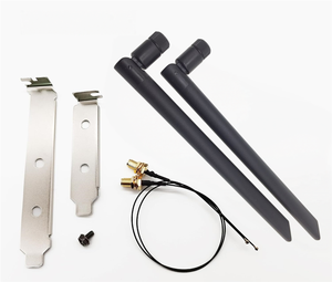 Dual Band 2.4GHz 5.8GHz M.2 NGFF WiFi Antenna Kit, RP-SMA Female to MHF4 IPEX-4 Cable with <strong>Computer</strong> Back Slot <strong>Bracket</strong> - Product Image 6